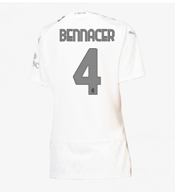 AC Milan Ismael Bennacer #4 Bortatröja Kvinnor 2023-24 Kortärmad